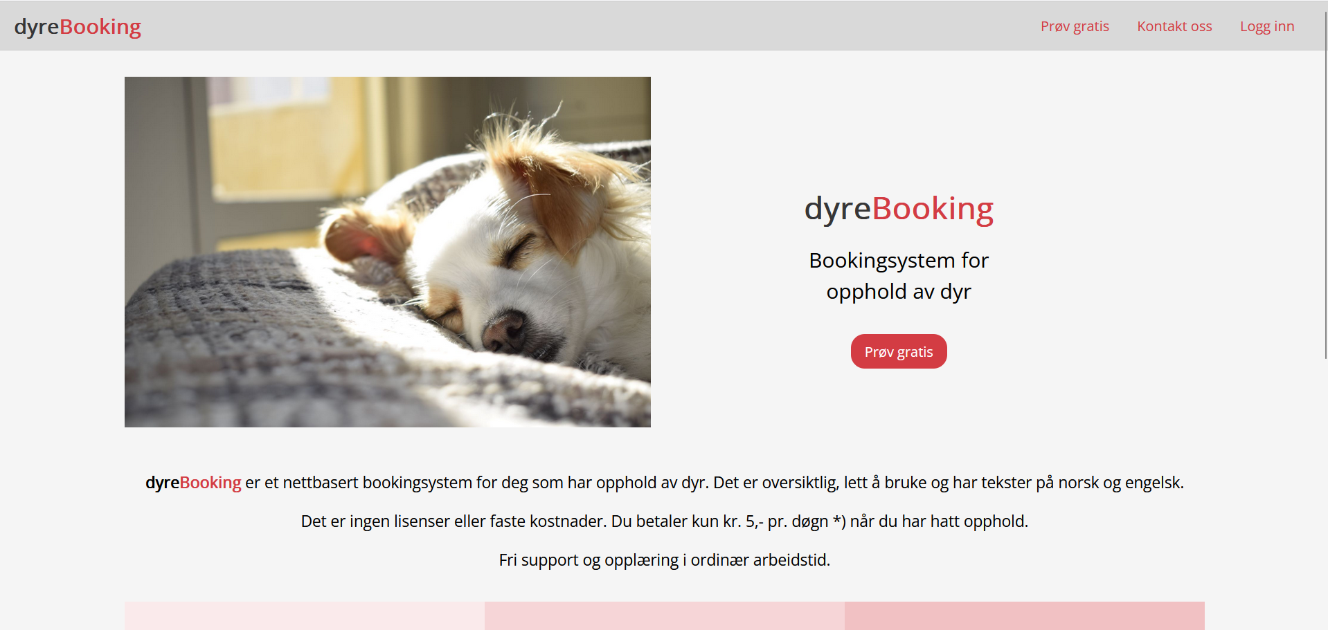 Dyrebooking